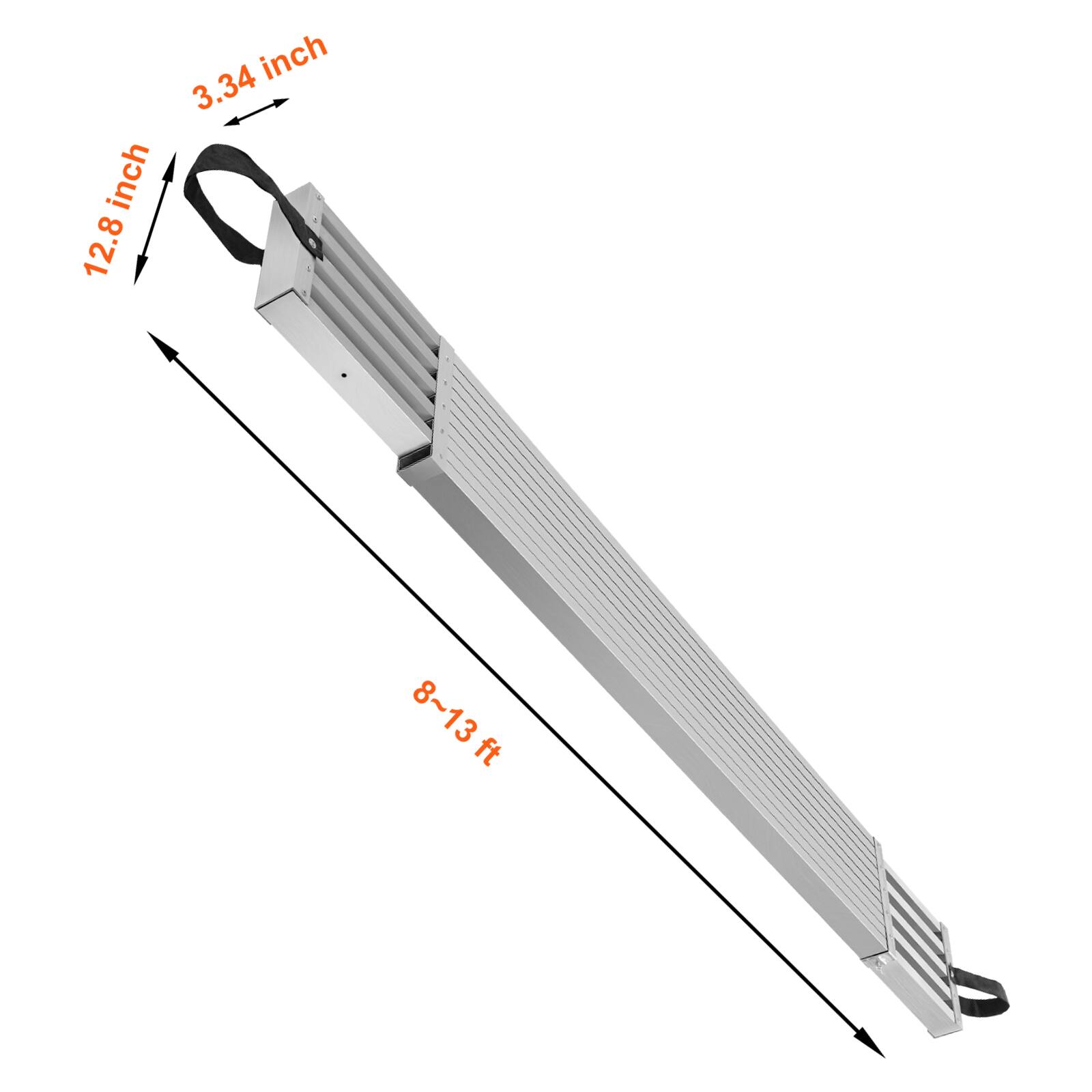 - 12.8 inch
- 3.34 inch
- 8~13 ft