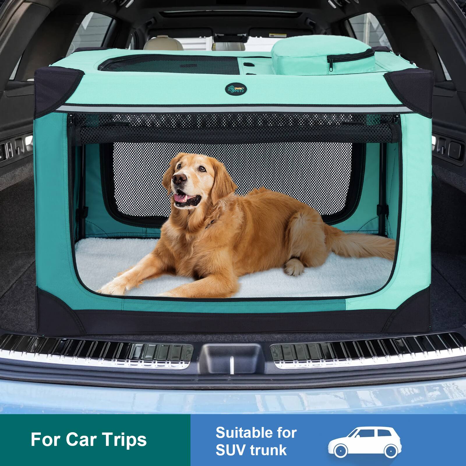 For Car Trips  
Suitable for SUV trunk