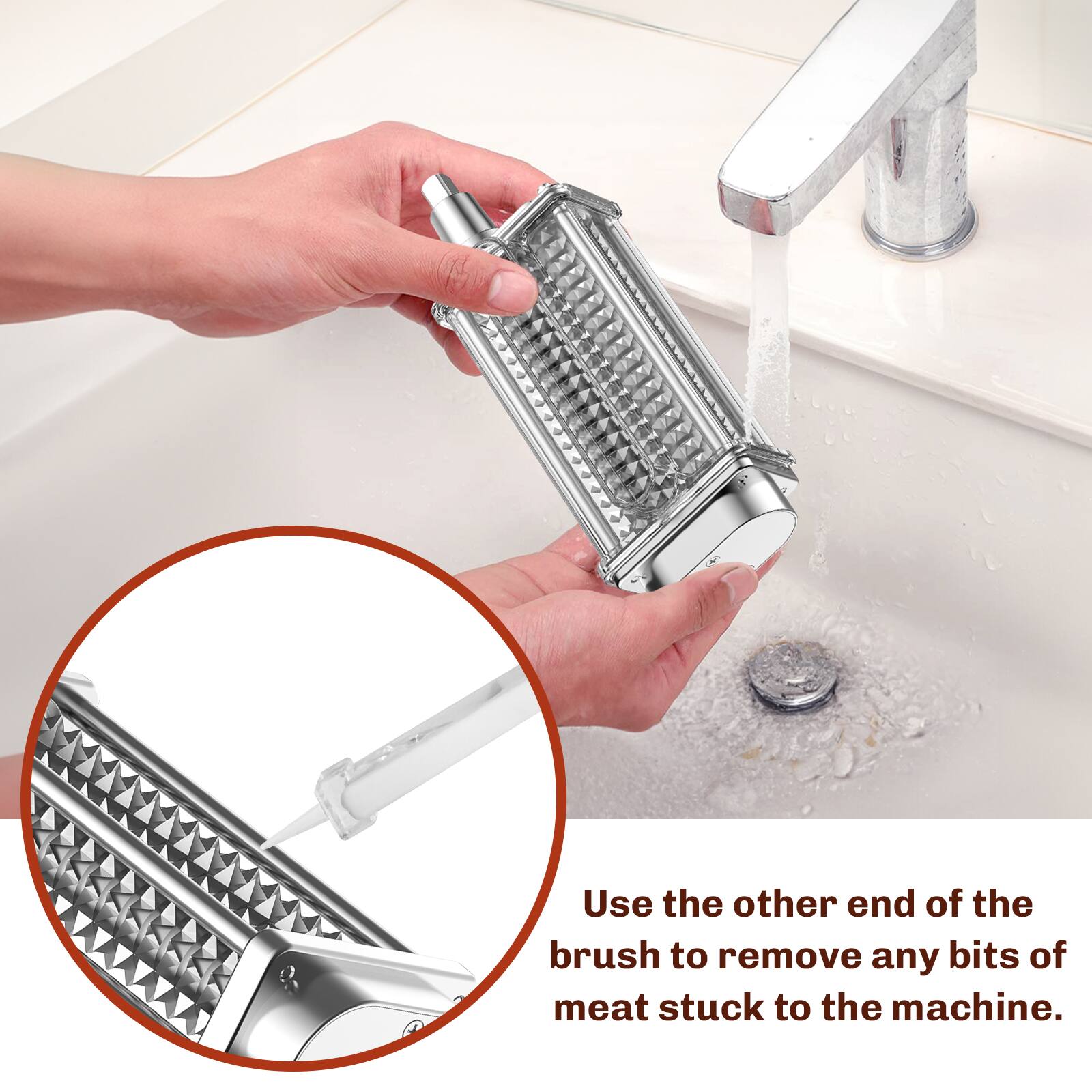 Gvode Meat Tenderizer Attachment, Compatible with KitchenAid