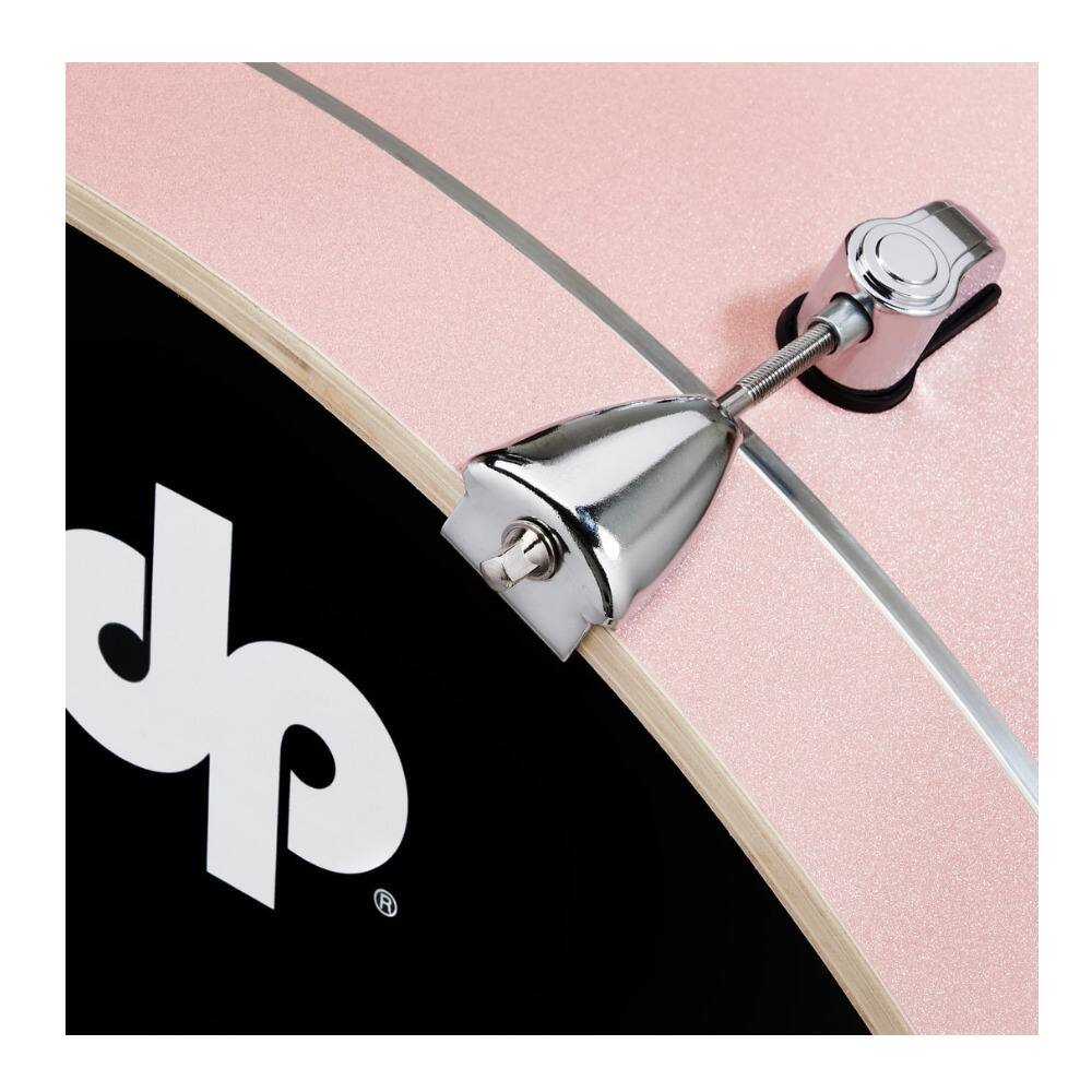Back. Pacific Drums and Percussion - PDP Mainstage 5-Piece Complete Drum Kit with Hardware (Pale Rose).