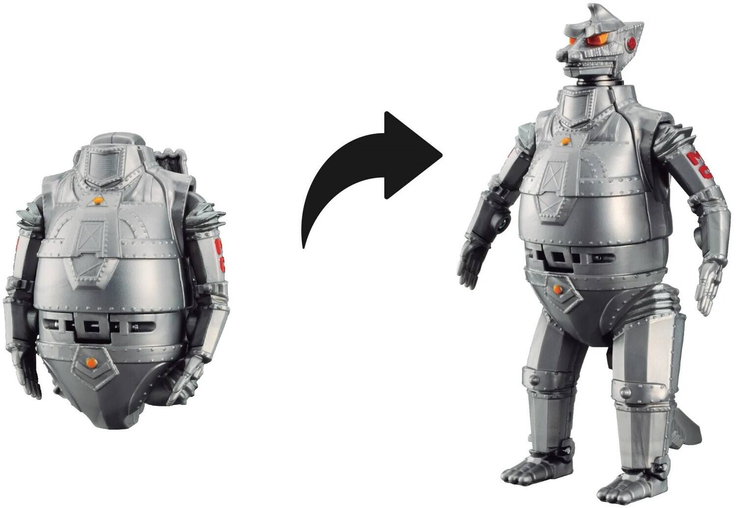 Bandai - Namco - Movie Monster Series - Godzilla Transforming Egg - Mechagodzilla - Collectibles - Multicolor