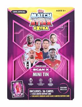 2021/2022 Topps UEFA Champions League Match Attax Extra Mini Tin | Crimson Laser - Purple