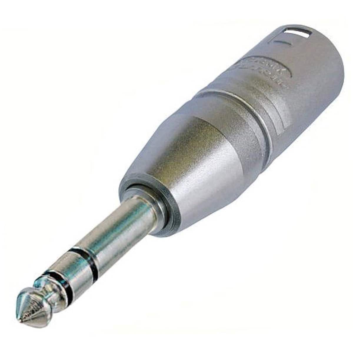 Neutrik - NA3MP 3-Pole XLR Male to 1/4" TRS Plug Adapter