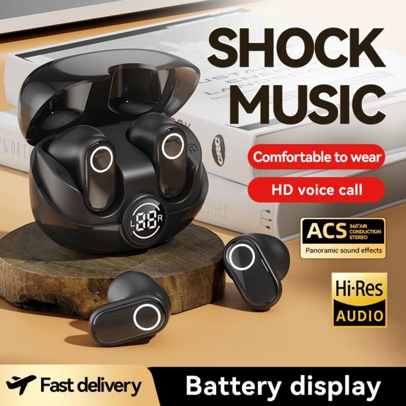 SHOCK MUSIC

Comfortable to wear

HD voice call

360° AIR CONDUCTION STEREO

Panoramic sound effects

Hi-Res AUDIO

Fast delivery

Battery display