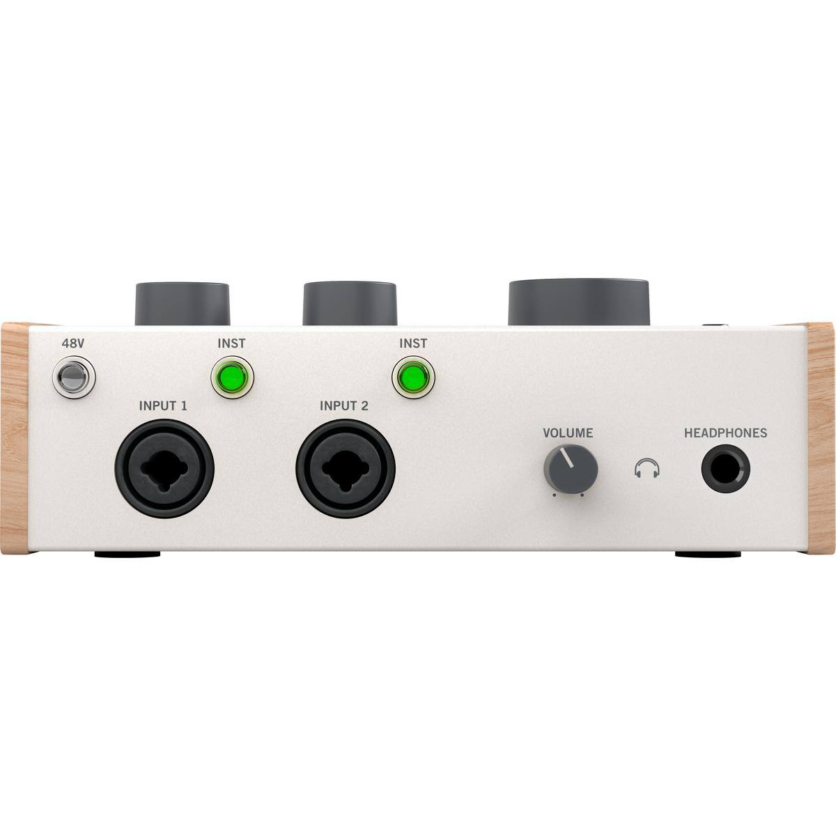 48V INST INPUT 1 INST INPUT 2 VOLUME HEADPHONES