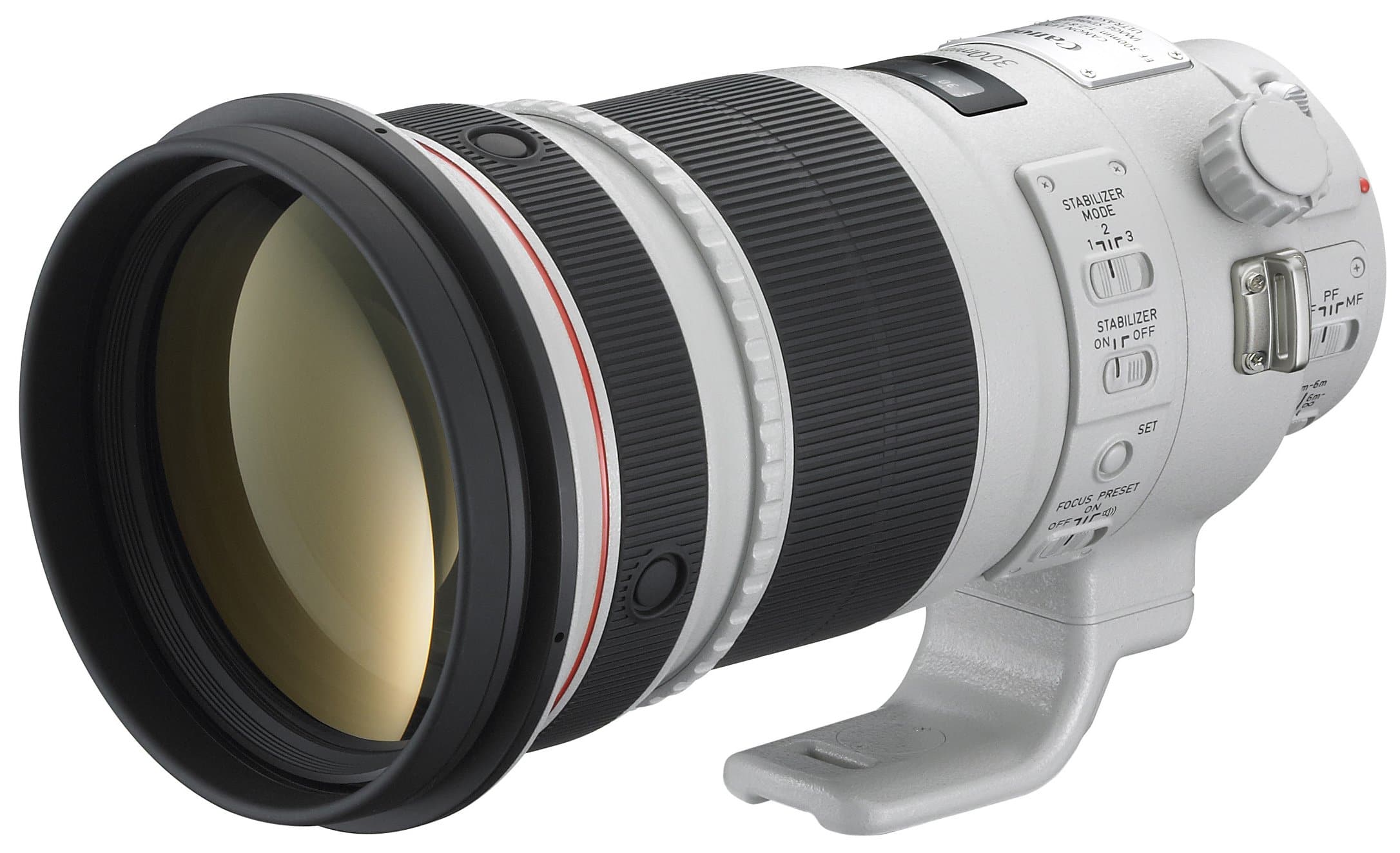 Canon - single focus telephoto lens EF300mm F2.8L IS II USM full size corresponding (International Model) - Black
