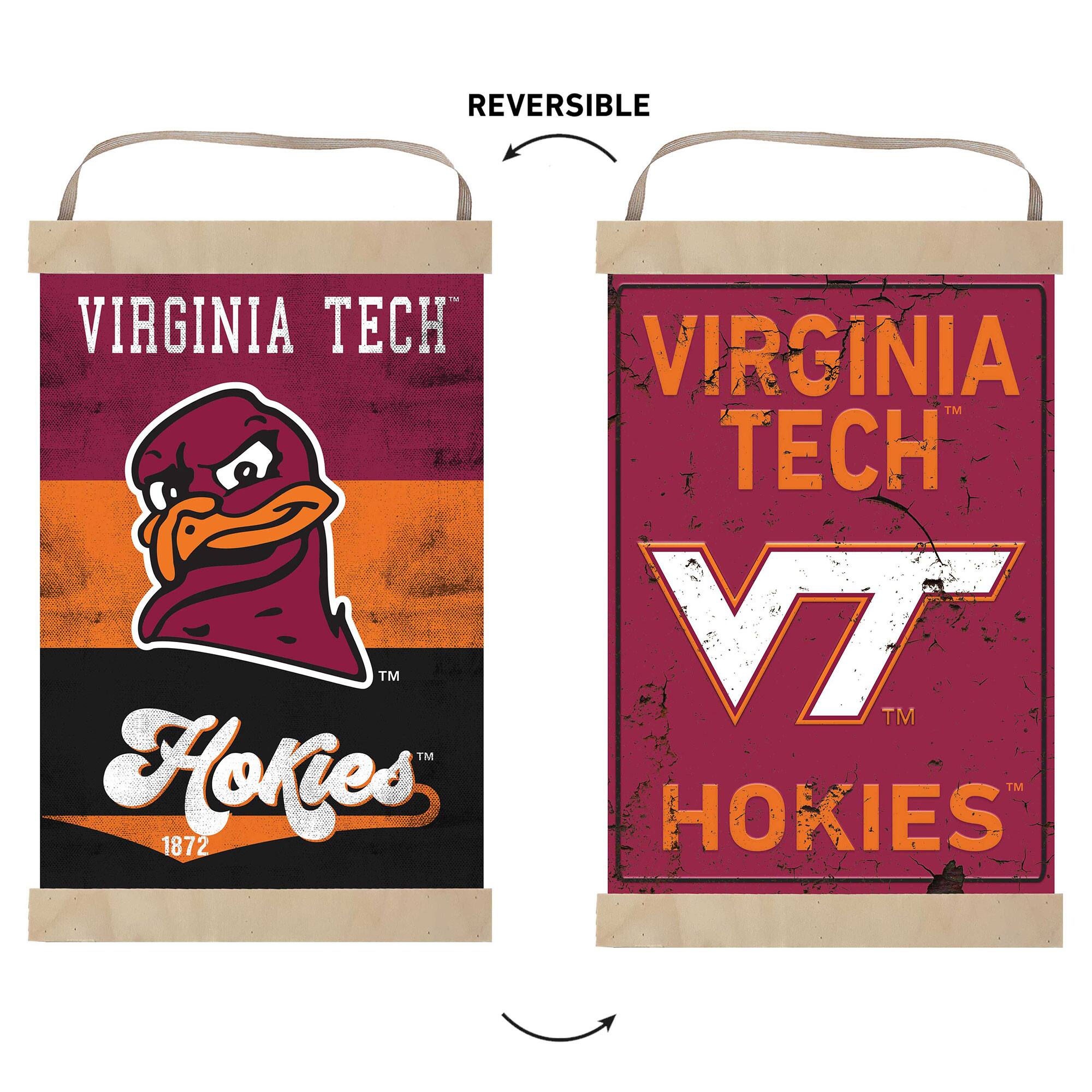 REVERSIBLE  
VIRGINIA TECH  
Hokies 1872  
VIRGINIA TECH  
VT  
HOKIES