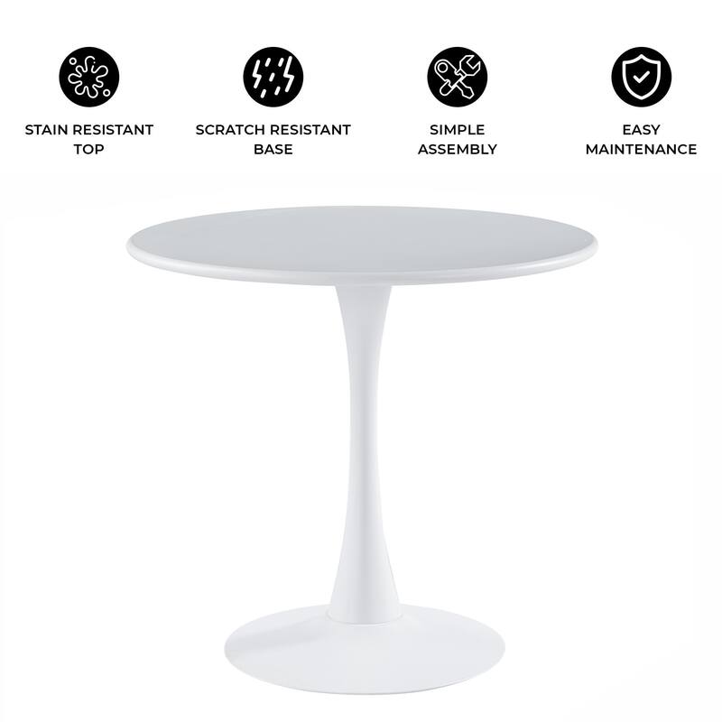 STAIN RESISTANT TOP  
SCRATCH RESISTANT BASE  
SIMPLE ASSEMBLY  
EASY MAINTENANCE