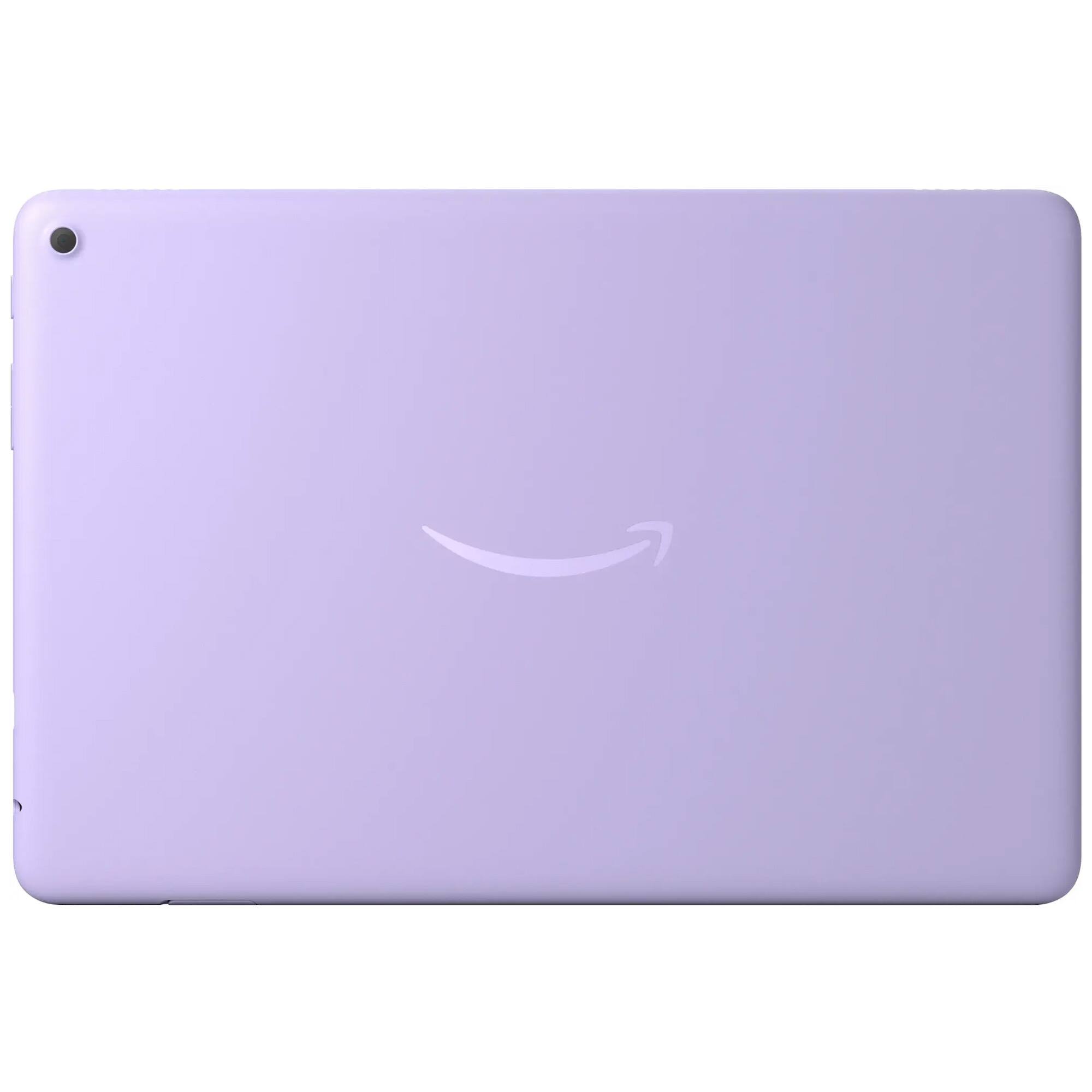 Left. Amazon - Amazon Fire HD10 10.1" 32GB Tablet 13th Gen Lilac + Recording Set for Podcasters - Lilac.