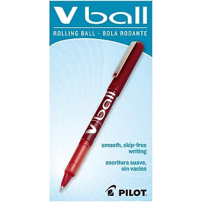 Pilot - VBall Rollerball Pens, Extra Fine Point, Red Ink, Dozen (35202) price history on PriceWatchPro