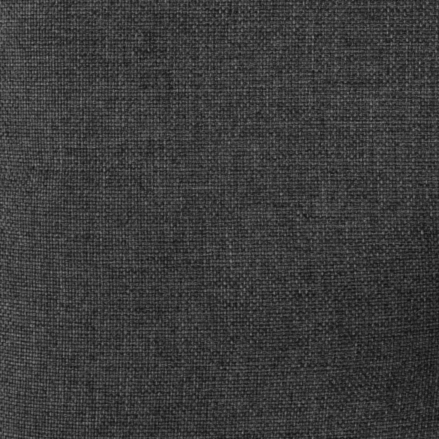 Alt View 1. Sweet Home Collection - Solid Color U Shaped Memory Foam 17" x 16" Chair Cushions, 6-Pack - Charcoal.