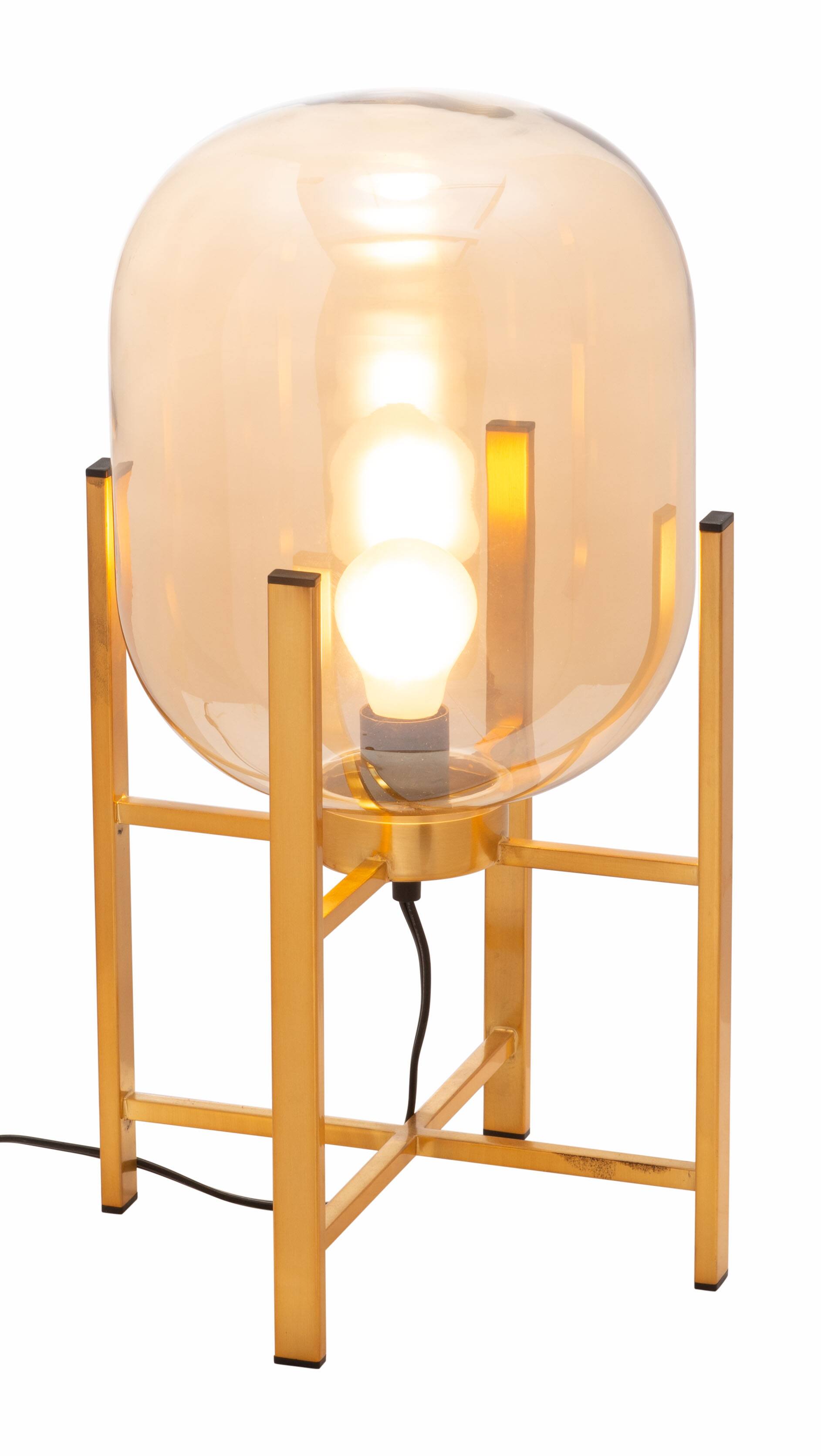 Alt View 2. Hivvago - Wonderwall Table Lamp Gold - Gold.