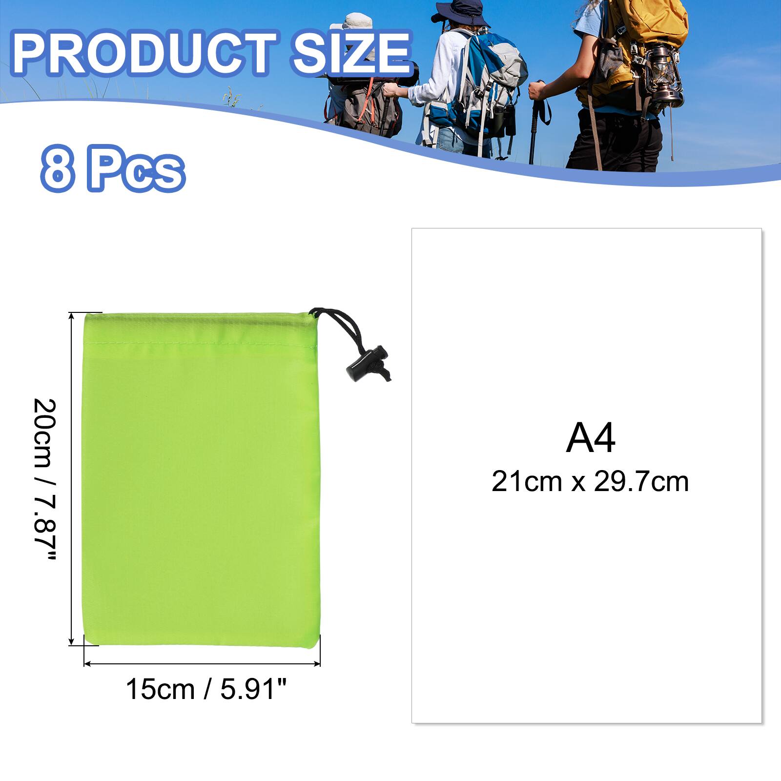 PRODUCT SIZE

8 Pcs

20cm / 7.87"

15cm / 5.91"

A4

21cm x 29.7cm