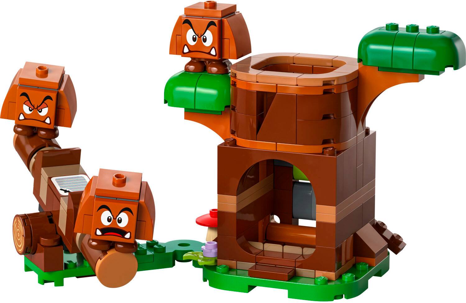 Angle. LEGO - Super Mario Goombas’ Playground, Super Mario Toys and Playset 71433.