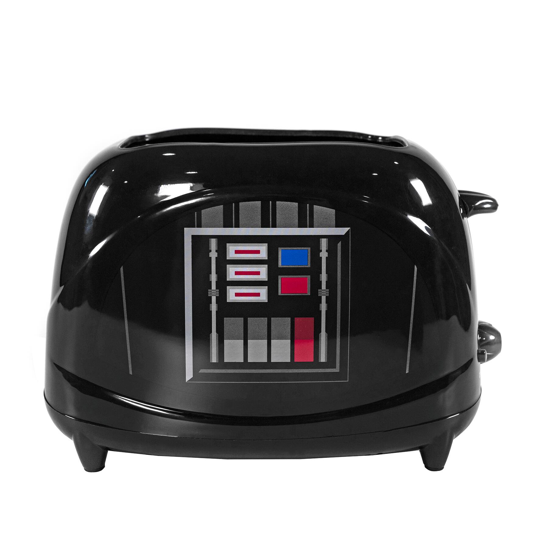 Front. Uncanny Brands - Star Wars Darth Vader Empire 2-Slice Toaster - Black.
