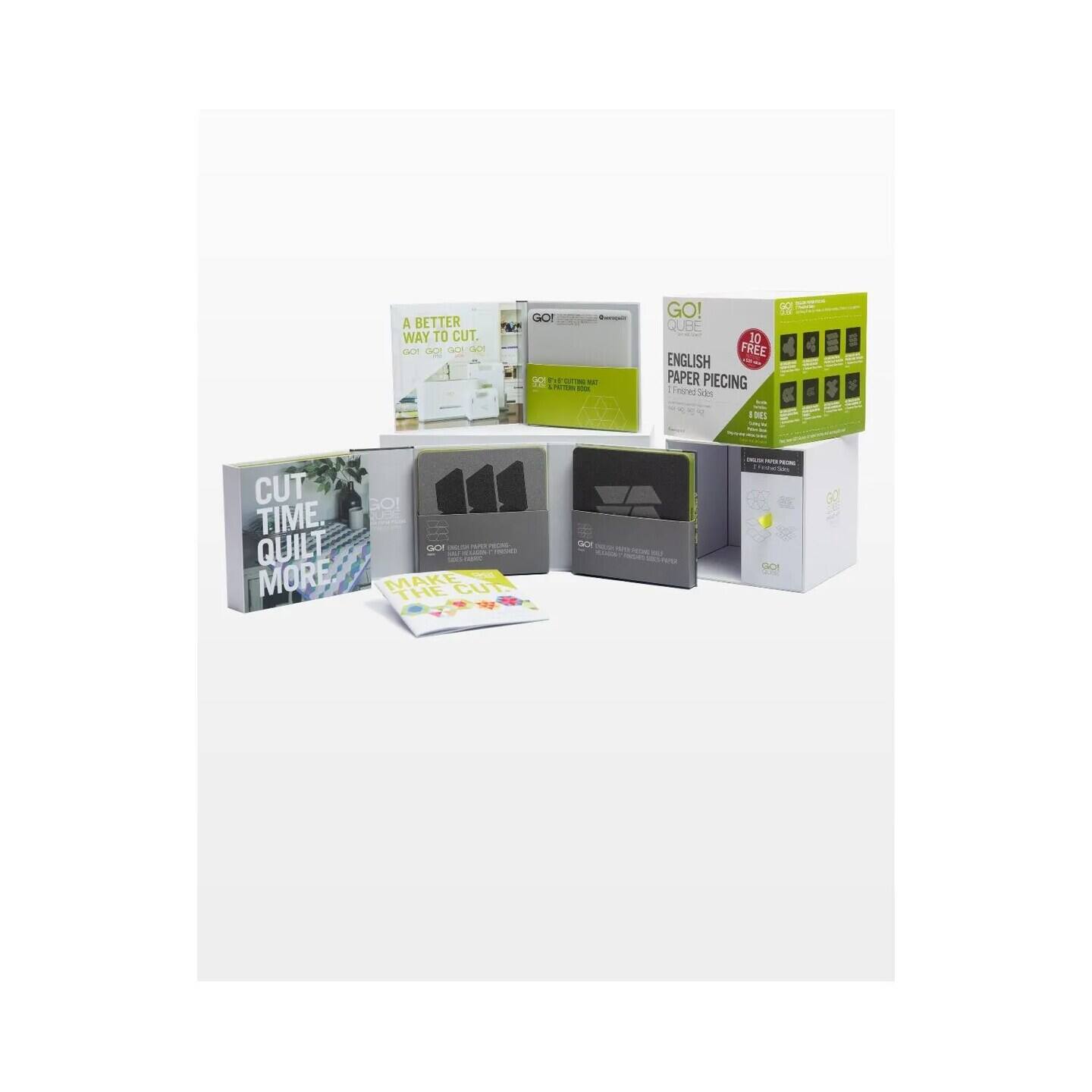 A BETTER WAY TO CUT, GO! QUILT MORE, CUT TIME, GO! ENGLISH PAPER PIECING, MAKE THE CUT