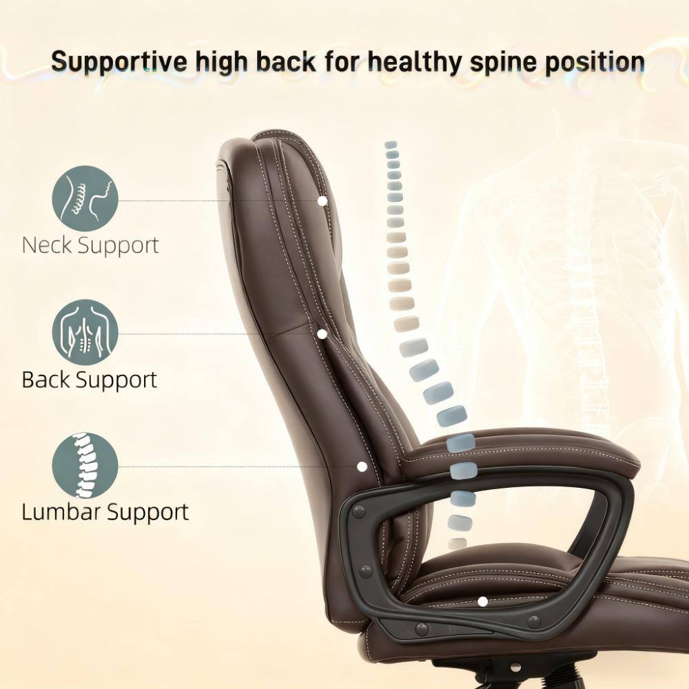 Supportive high back for healthy spine position

- Neck Support
- Back Support
- Lumbar Support