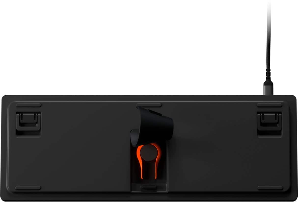 Alt View 23. SteelSeries - Apex 9 TKL Wired Optical OptiPoint Adjustable Actuation Switch Gaming Keyboard with Rapid Tap - Black.