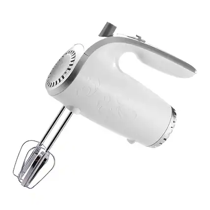 Front. Brentwood - Brentwood 5 Speed Hand Mixer- White - White.