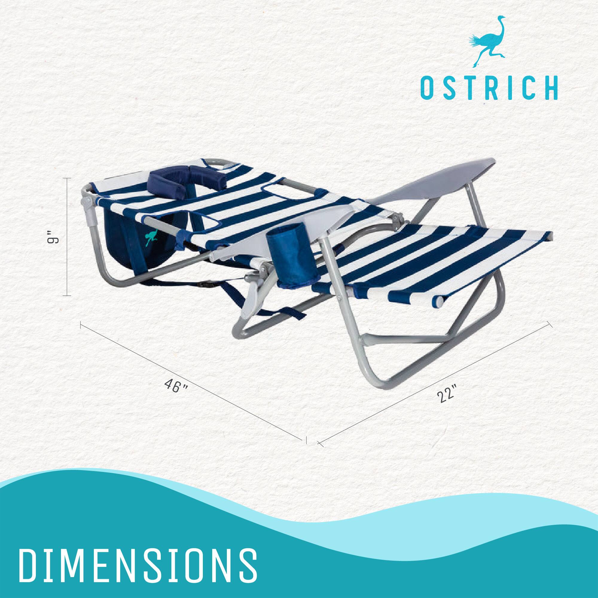 OSTRICH  
9" 46" 22"  
DIMENSIONS