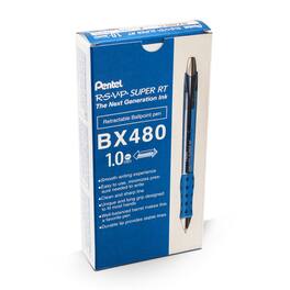 Pentel - R.S.V.P. Super RT Retractable Ballpoint Pen, Blue, Pack of 12
