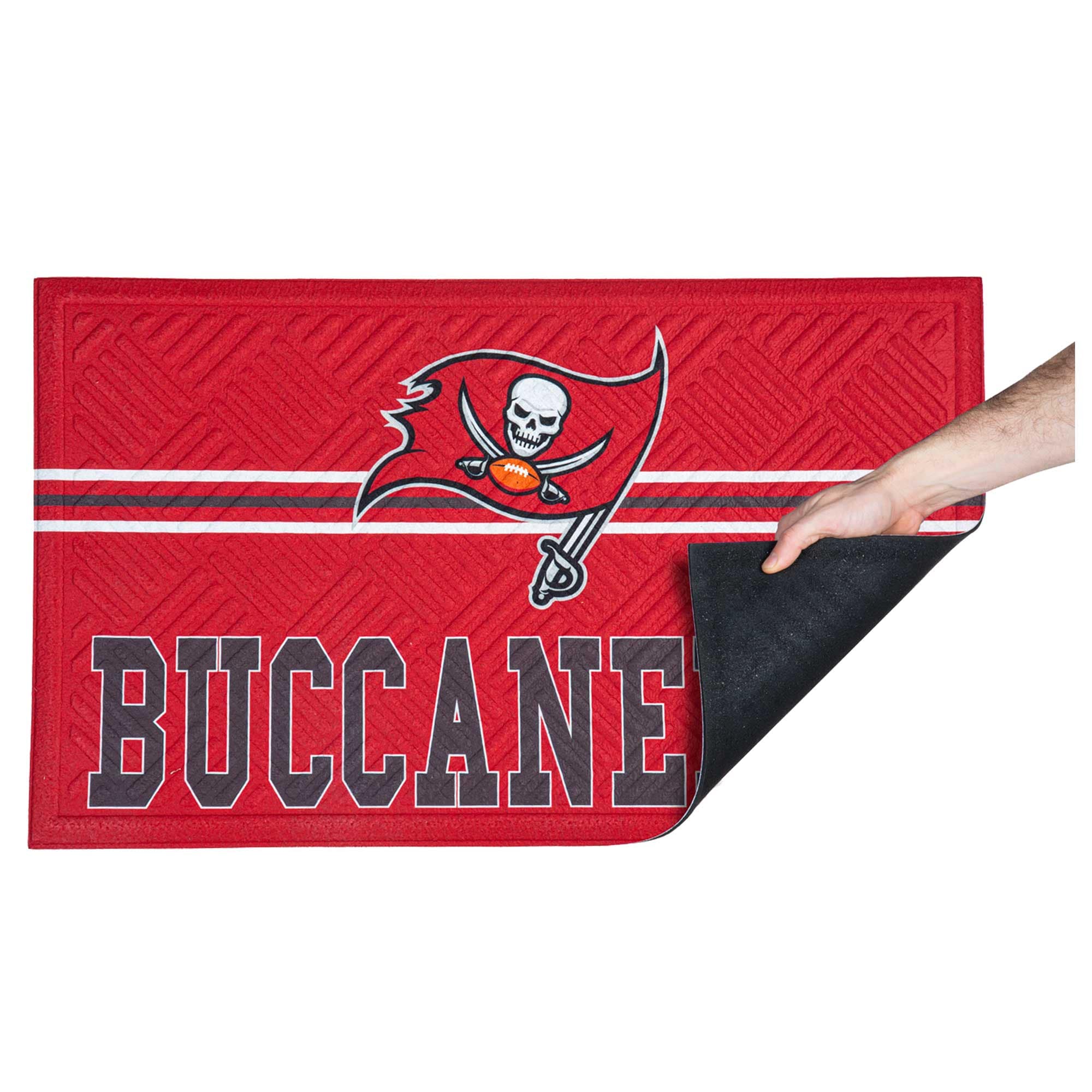Alt View 1. Evergreen Enterprises - Tampa Bay Buccaneers Embossed Door Mat - Multicolor.
