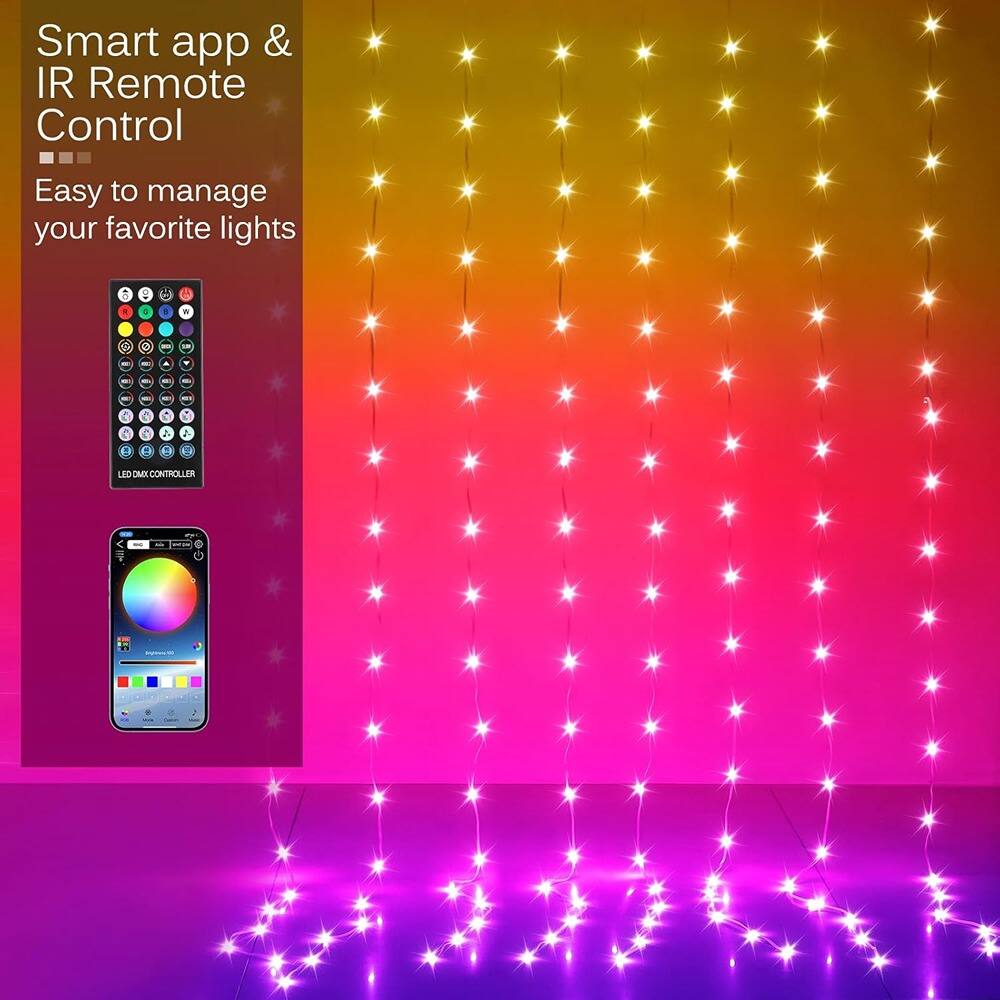 Smart app & IR Remote Control  
Easy to manage your favorite lights  

LED DMX CONTROLLER