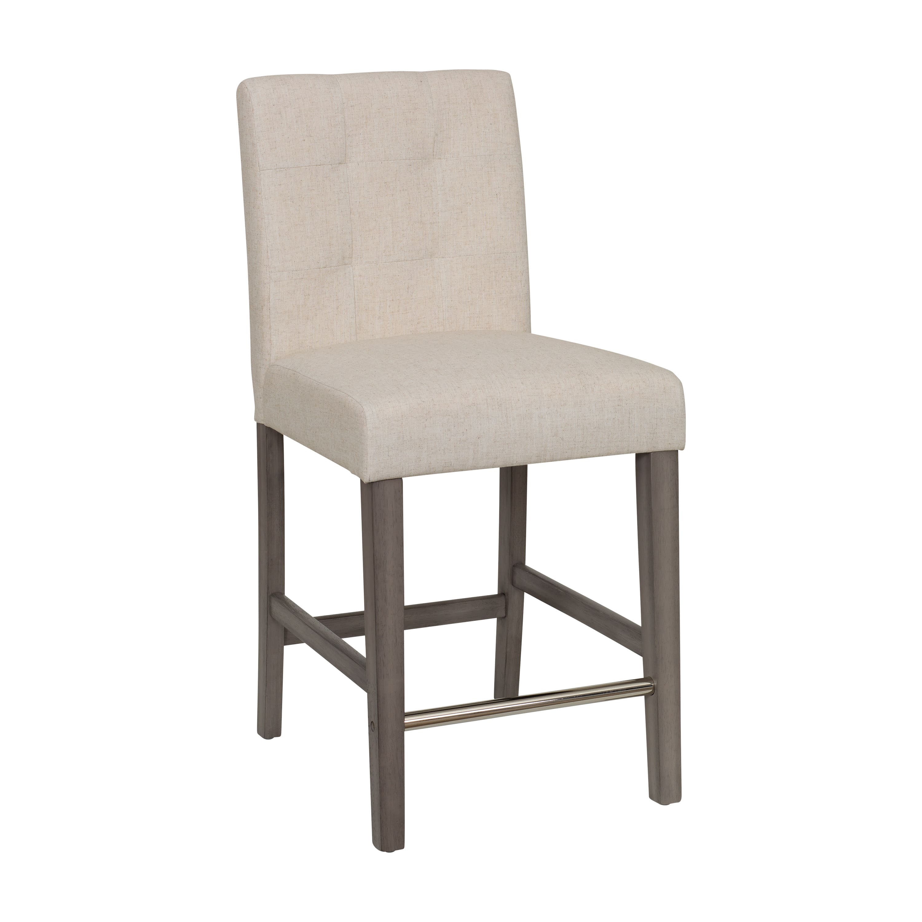 CorLiving – Leila Fabric Square Tufted Counter Height Barstool – Beige Sansujyuku sansujyuku.com