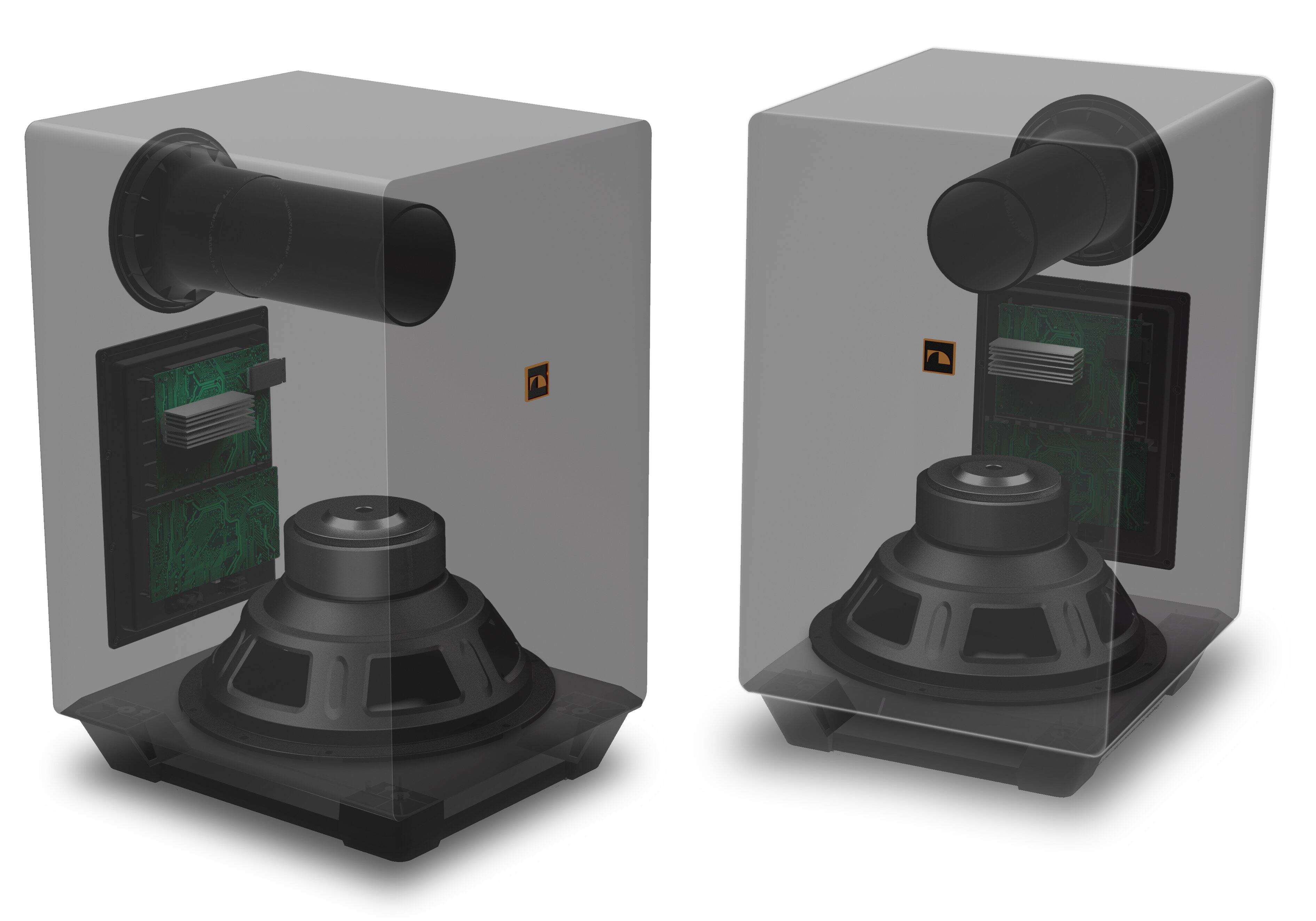 Back. Nakamichi - Shockwafe 9.2.4Ch 1300W Soundbar System with Dual 10” Wireless Subwoofers, Dolby Atmos, eARC and SSE MAX - Black.