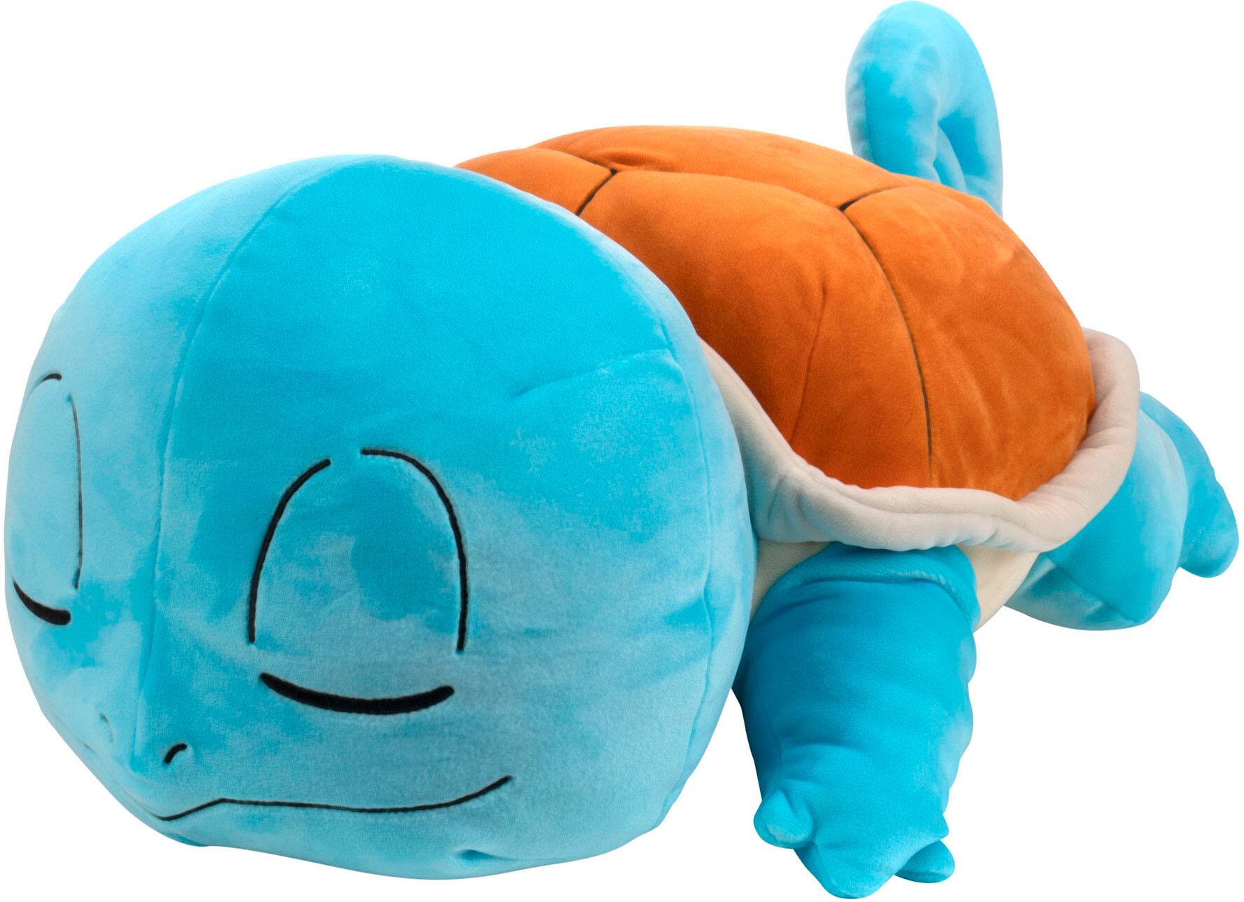 Left. Jazwares - Pokémon 18" Premium Plush - Sleeping Pose - Squirtle.
