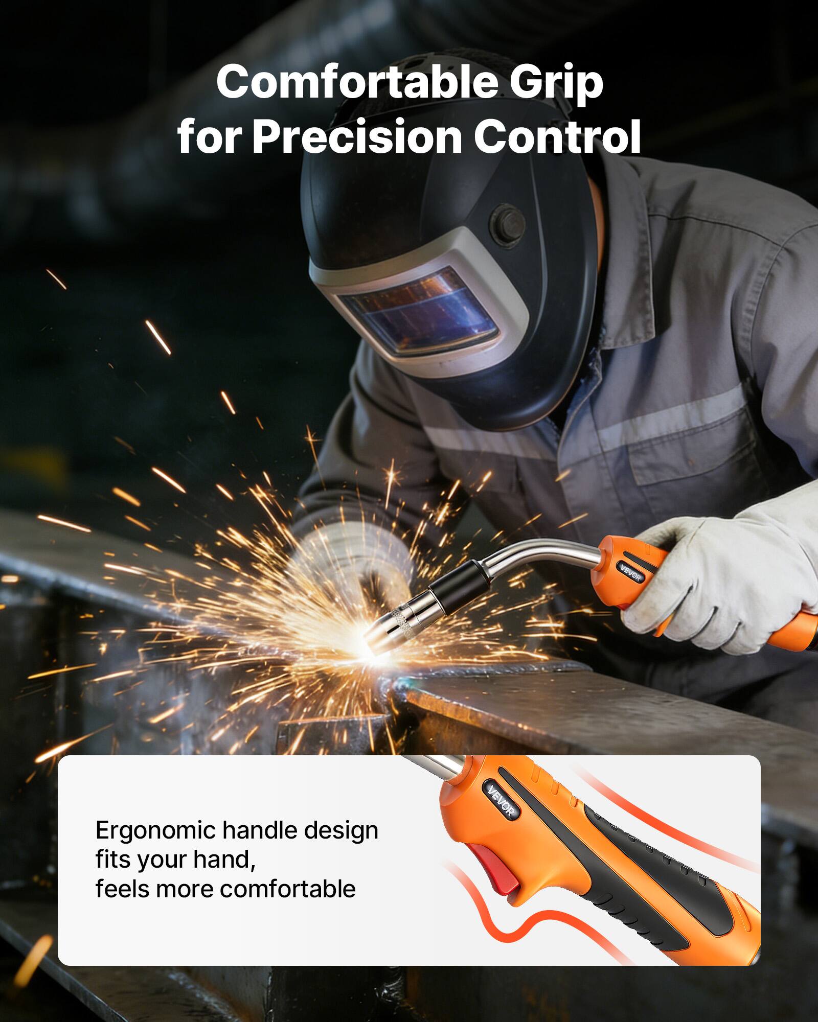 Comfortable Grip for Precision Control

Ergonomic handle design fits your hand, feels more comfortable