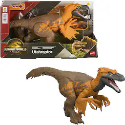 Mattel - Jurassic World: Rebirth Wild Roar Utahraptor - Collectibles