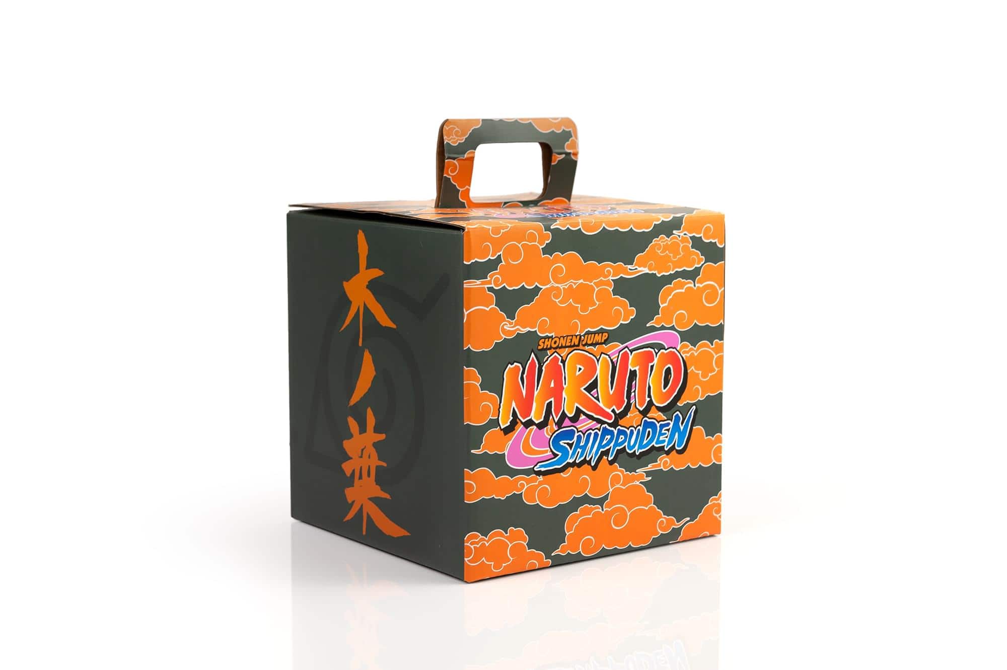 Just Funky - Naruto Shippuden Konoha Collectors Looksee Box | Includes 5 Themed Collectibles - Orange