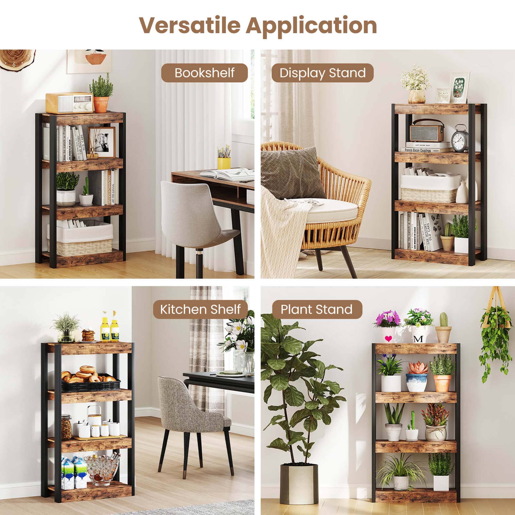 Versatile Application
Bookshelf
Display Stand
Kitchen Shelf
Plant Stand