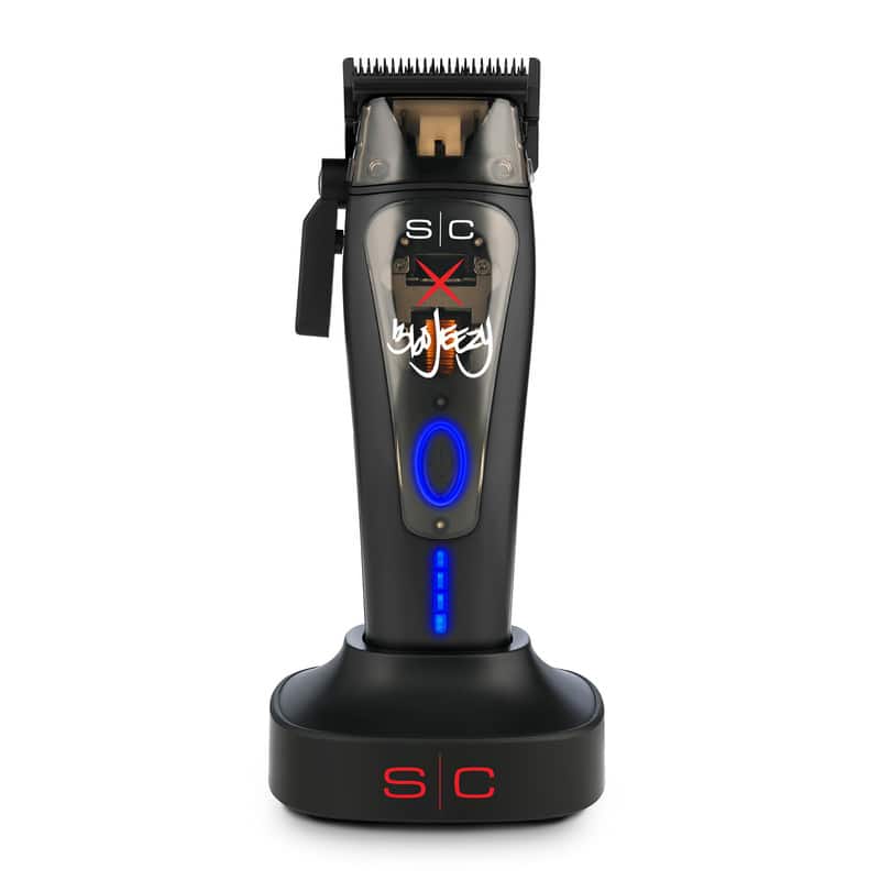 Front. StyleCraft - SC x 360 Jeezy IN2 Vector Hair Clipper - Black.