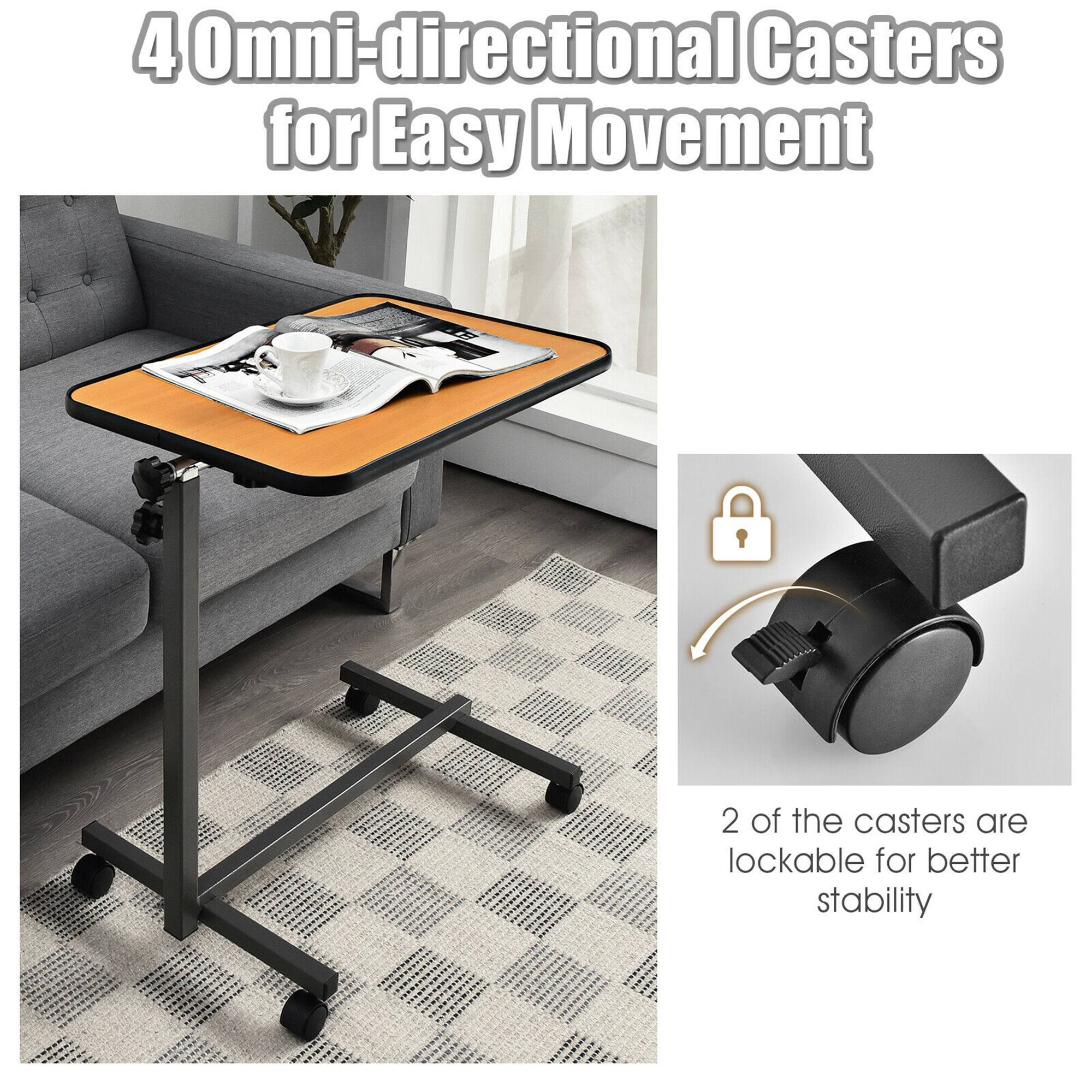 4 Omni-directional Casters for Easy Movement

2 of the casters are lockable for better stability