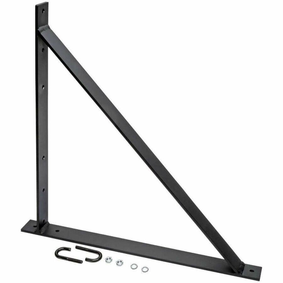 Alt View 4. Tripp Lite - Eaton Tripp Lite Series Triangular Wall Support Kit for 12 & 18 in. Cable Runway, Straight & 90-Degree - Hardware - Black.