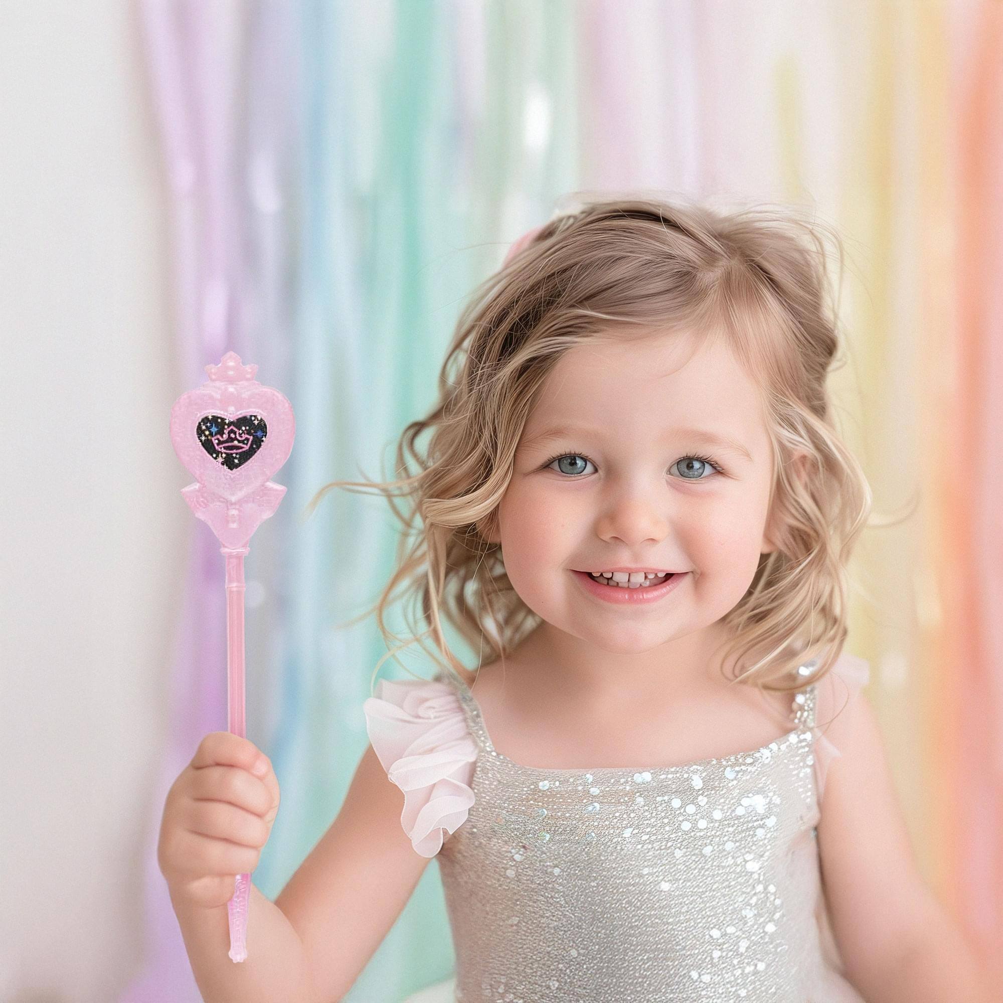 Alt View 2. Disguise - Disney Princess Light-Up Child Costume Wand - Pink.