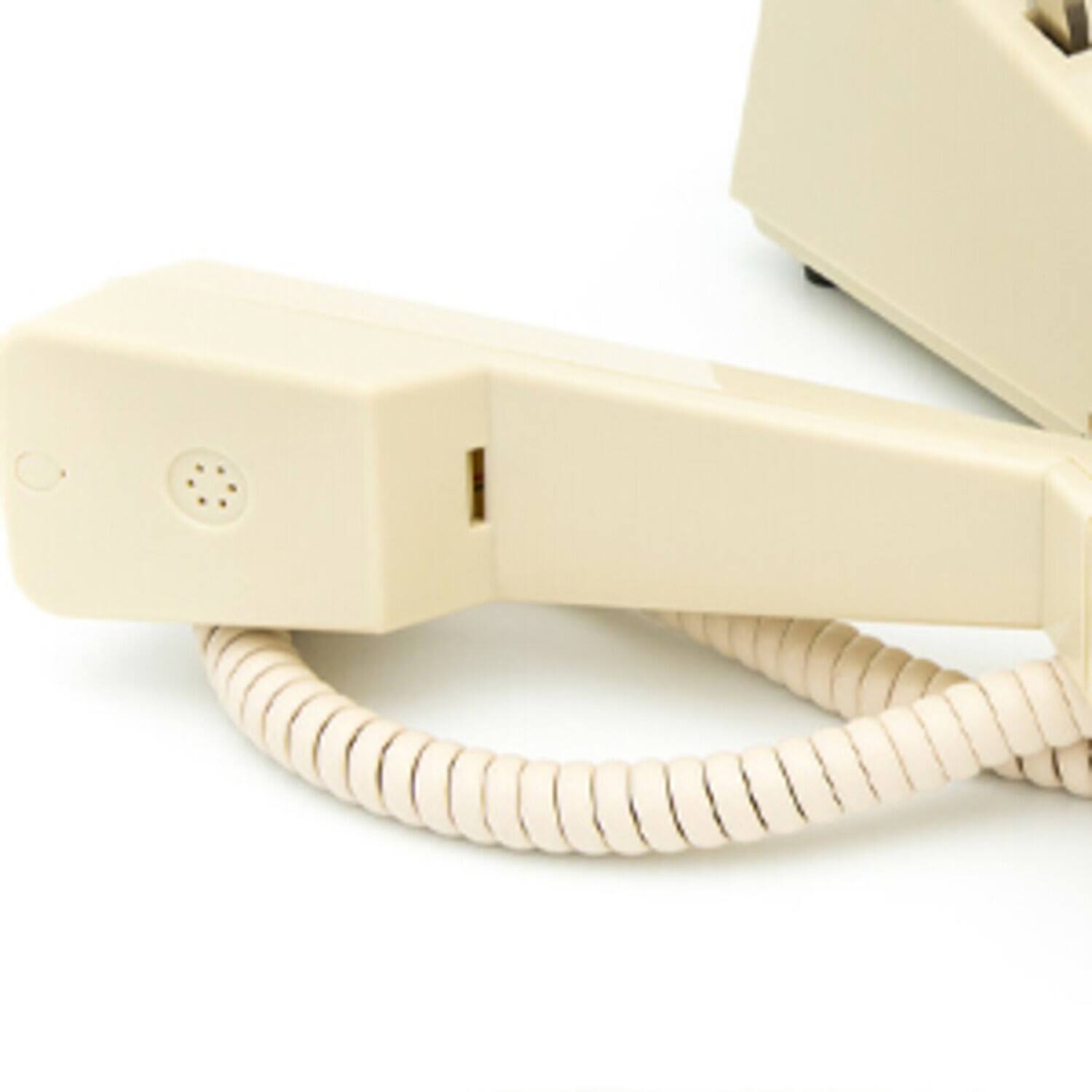 Alt View 4. PopMarket - GPO Retro GPOTRMI Trim phone Desktop or Wall Mountable - Ivory   - MISC ACCESSORY - White.