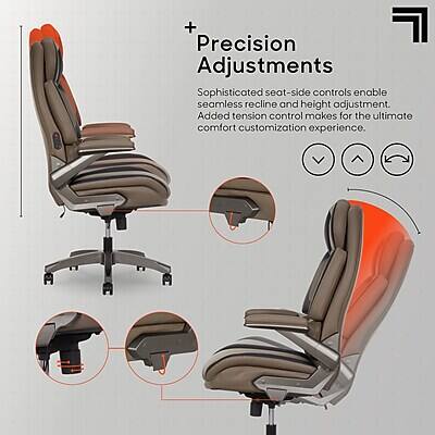 Precision Adjustments  
Sophisticated seat-side controls enable seamless recline and height adjustment. Added tension control makes for the ultimate comfort customization experience.