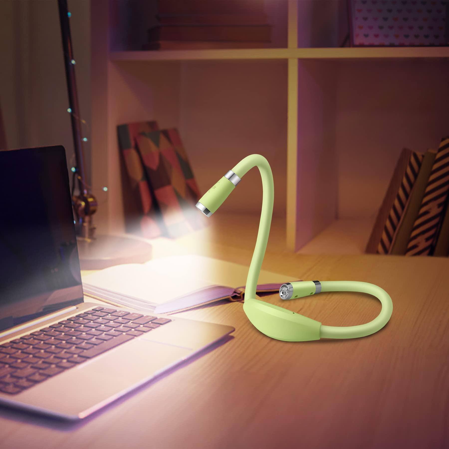 MAGICAL RUBS Neck Book Light Led Reading Lamp Usb c Rechargeable Hands ...