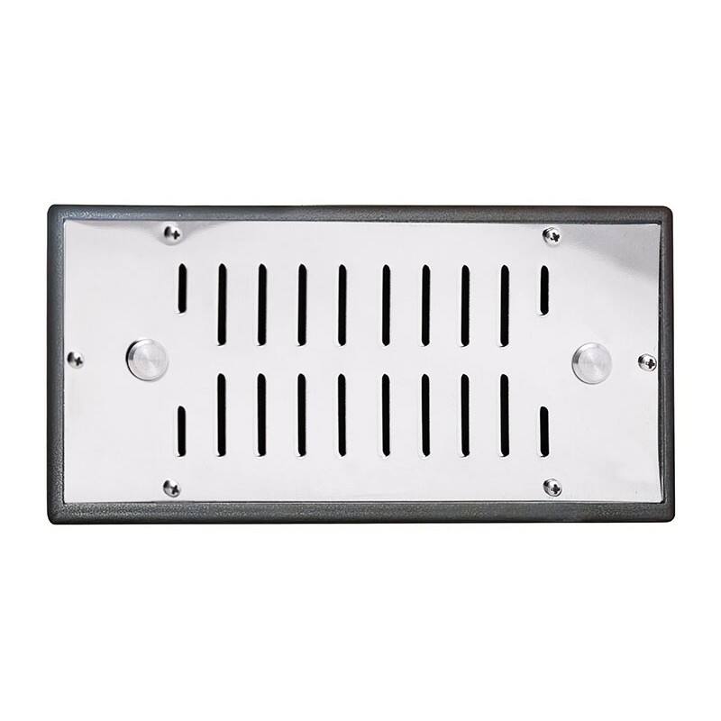 Left. Prestige - Adjustable Vent Humidifier (Silver) - Polished Silver Finish.