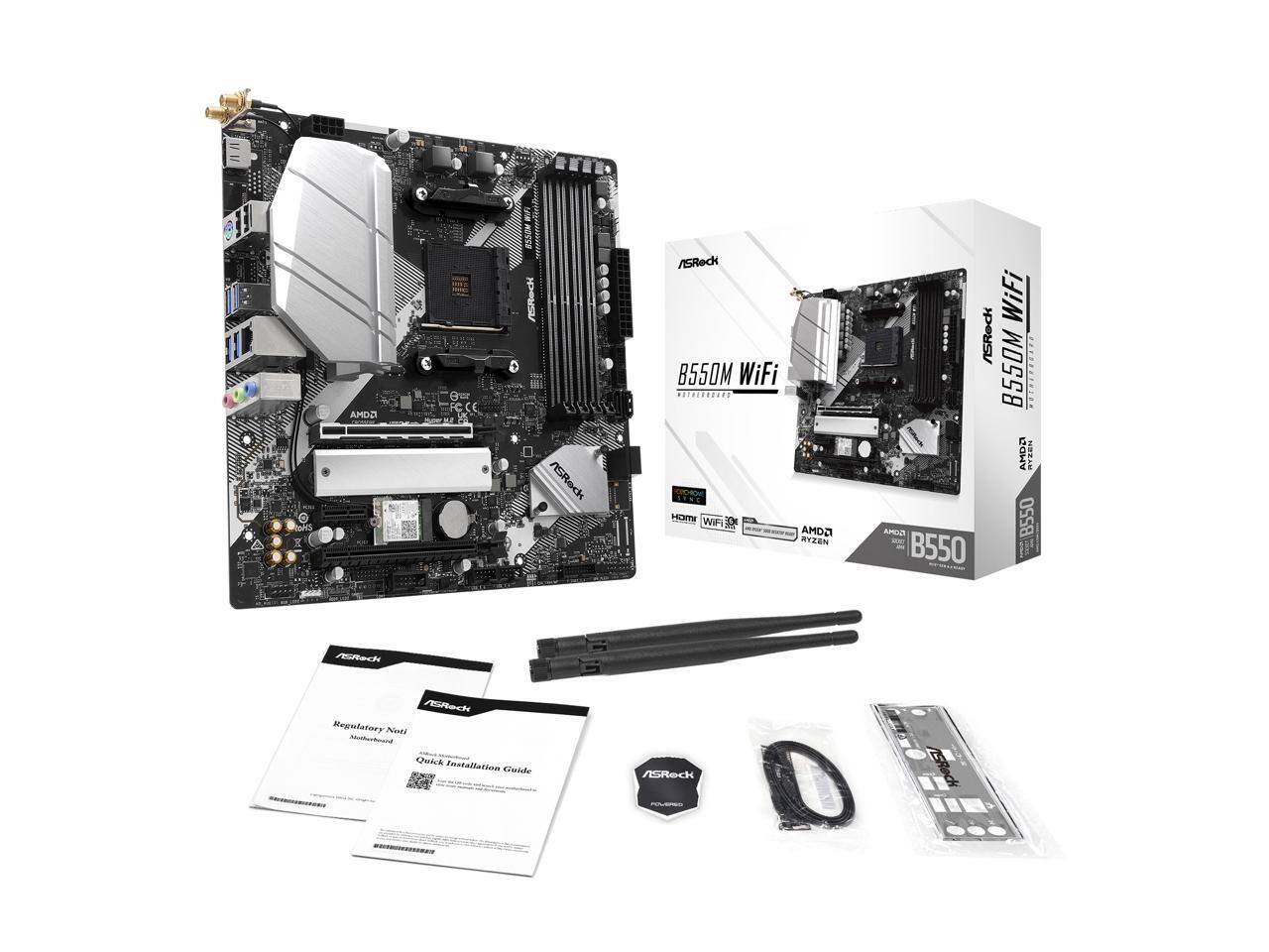 ASRock B550M WiFi  
AMD Ryzen  
Quick Installation Guide  
Regulatory Notice