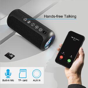 Hands-free Talking  
1 x G M:R 66 Built-In Mic TF-card AUX In