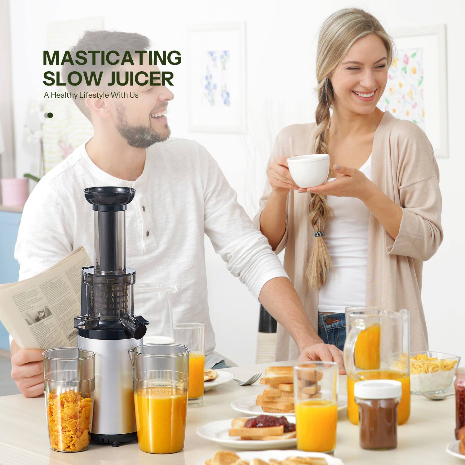 MASTICATING SLOW JUICER  
A Healthy Lifestyle With Us