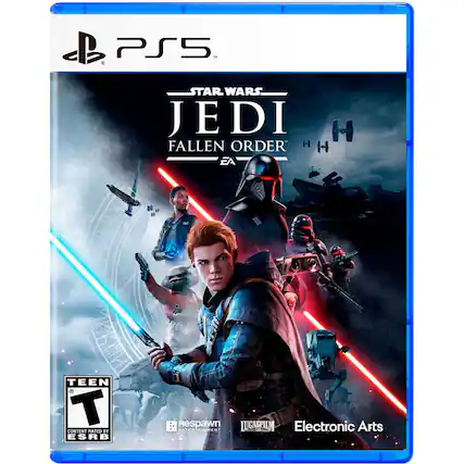 PS5™ STAR WARS JEDI FALLEN ORDER EA
TEEN
CONTENT RATED BY ESRB
Respawn ENTERTAINMENT
JICASFILM
Electronic Arts - T (Teen 13+)