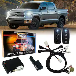 MPC - 4-Button Remote Starter For 2022-2025 Toyota Tundra - Plugin T-Harness - Black
