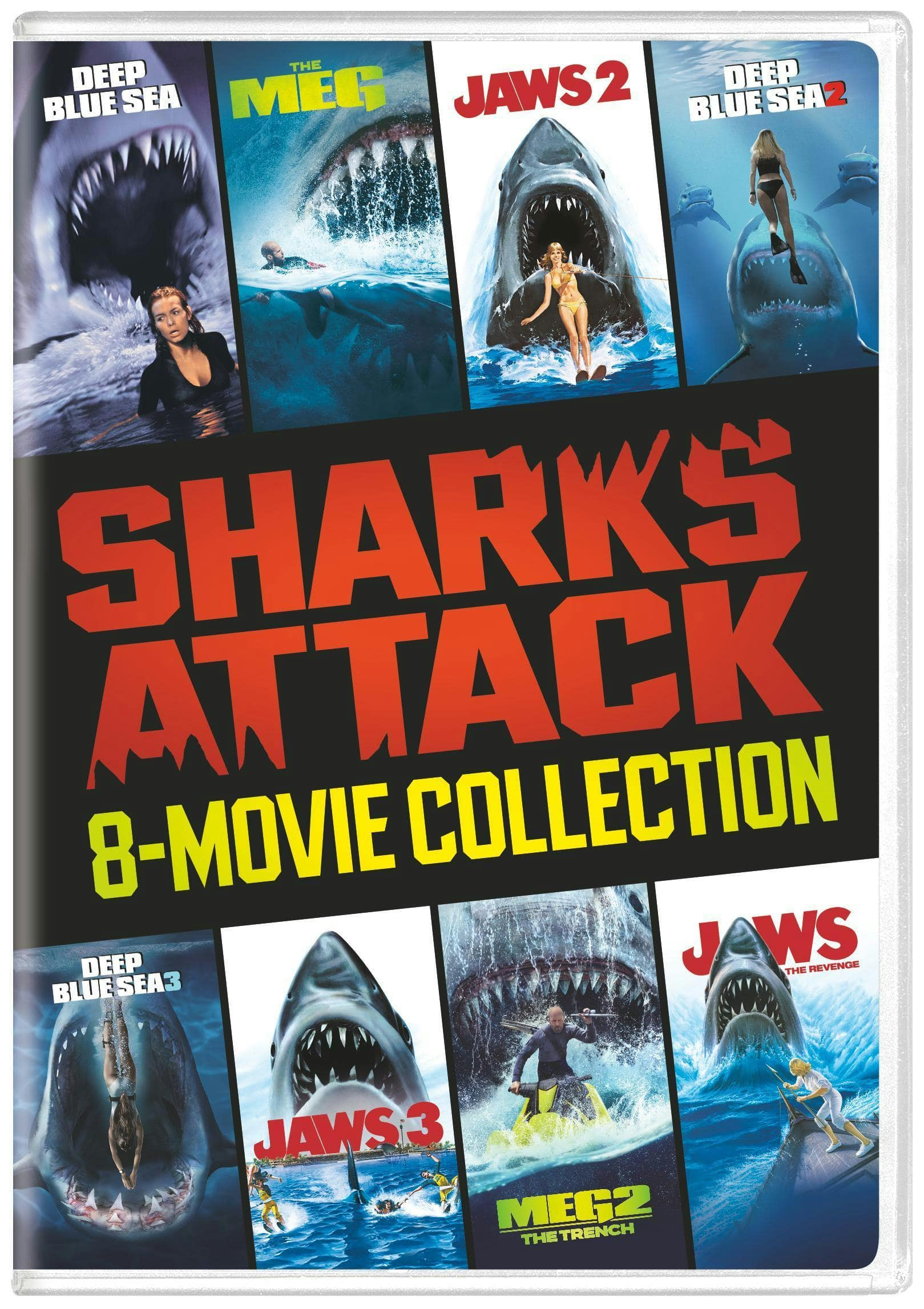 Sharks Attack 8 Film Collection [DVD]