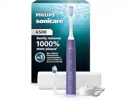 Philips Sonicare - 6500 - Sonic Tech, Pressure Sensor, 9 Modes, SmarTimer, 21-Day Runtime - Purple