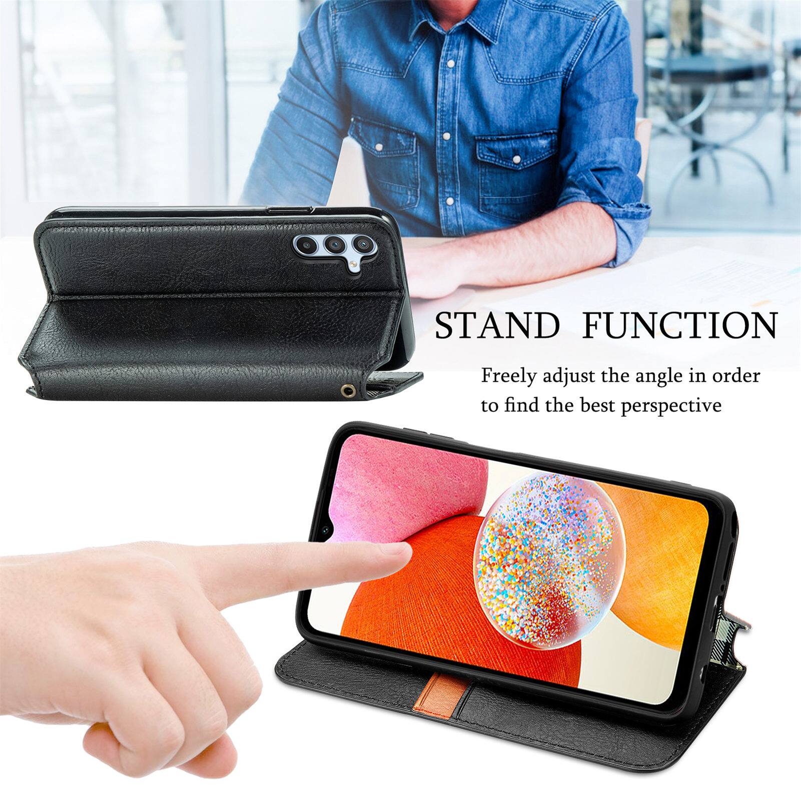 STAND FUNCTION  
Freely adjust the angle in order to find the best perspective